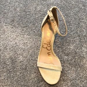 Sam Edelman Patti gold glitter heels size 10
